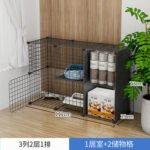 Cat Cage Household Three-Layer Rabbit Pet Fence Extra Large Free Space Cat Villa Clearance Double-Layer Isolation Cattery - Image 15