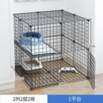 Cat Cage Household Three-Layer Rabbit Pet Fence Extra Large Free Space Cat Villa Clearance Double-Layer Isolation Cattery - Image 10