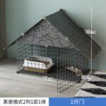 Cat Cage Household Three-Layer Rabbit Pet Fence Extra Large Free Space Cat Villa Clearance Double-Layer Isolation Cattery - Image 22