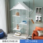 Cat Cage Household Three-Layer Rabbit Pet Fence Extra Large Free Space Cat Villa Clearance Double-Layer Isolation Cattery - Image 14