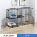 Cat Cage Household Three-Layer Rabbit Pet Fence Extra Large Free Space Cat Villa Clearance Double-Layer Isolation Cattery - Image 26
