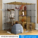 Cat Cage Villa Extra Large Free Space Home Indoor Cat House Large Three-Story Cat Cage Villa Sale Cat House - Image 6