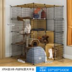 Cat Cage Villa Extra Large Free Space Home Indoor Cat House Large Three-Story Cat Cage Villa Sale Cat House - Image 14