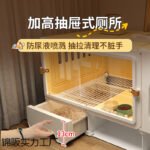 Dog Cage With Separate Toilet, One-Bedroom Living Room And Bathroom Pet Cage Home Small Dog Teddy Corgi Dog Villa - Image 4