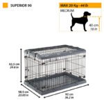 Ferplast Dog Cage Cat Cage Large, Medium And Small Dog Home Large Space Foldable Separable Dog House Villa - Image 8
