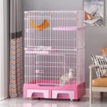 Cat Cage, Home Villa Cat Nest, Pet Cat House, Large Indoor Free Space, Integrated Cat House With Toilet - Image 6