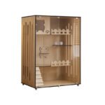 Household Indoor Cat Nest Villa Fully Enclosed One-Piece Luxury Cat Cabinet Pet Cabinet Cat Cage Cat House Cattery - Image 5