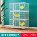 Cat Cage Cattery Breeding Cage Flat Bottom Easy To Clean Cat Cage Foster Care Cage Luxury Cat Villa Cattery Cat Cage - Image 6