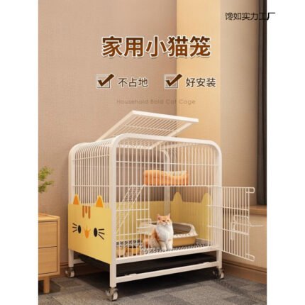 Cat Home Indoor Cat Villa Super Large Free Space Cat House Cat Nest Double Layer Three Layers With Cat Litter Box
