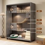 Cat Villa Cat Cage Home Indoor Cat Nest Cat House Extra Large Free Space Cat House Luxury Cat House - Image 4