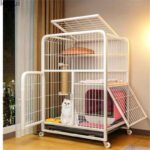 Cat Cage Household Indoor Folding Cat Toilet Integrated Small Apartment Villa Cat Nest Cat House Cage - Image 2