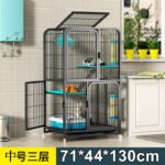 Cat Home Indoor Cat Villa Super Large Free Space Cat House Cat Nest Double Layer Three Layers With Cat Litter Box - Image 13