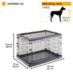 Ferplast Dog Cage Cat Cage Large, Medium And Small Dog Home Large Space Foldable Separable Dog House Villa - Image 6