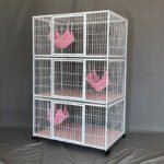New Cat Cage Cattery Breeding Cage Breeding Cage Cat Villa Plastic Pad Bottom Easy To Clean Cat Cage Cattery Cat Cage - Image 2