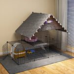Cat Cage Villa Three-Story Home Super Large Free Space Pet Cattery Indoor Cat Nest Cat House Cat Room - Image 5