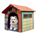 Doghouse, Cat Cage, Mat, Tent, Cat And Dog House, Pet Villa, Warm And Cold-Proof, Semi-Enclosed In Winter - Image 5