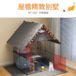 Cat Cage Villa Three-Story Home Super Large Free Space Pet Cattery Indoor Cat Nest Cat House Cat Room - Image 2