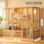 Cat Villa Home Interior Luxury Large Cat Villa Cat House Oversized Space Glass Panoramic Cat House Cross-Border - Image 6