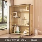 Cat Villa Household Cat Cage Indoor Cat House Cattery Cat Nest Cat Cabinet Luxury Cat House Cat Nest Wooden Cage - Image 23