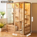 Cat Villa Home Interior Luxury Large Cat Villa Cat House Oversized Space Glass Panoramic Cat House Cross-Border - Image 7