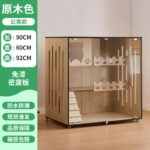 Household Indoor Cat Nest Villa Fully Enclosed One-Piece Luxury Cat Cabinet Pet Cabinet Cat Cage Cat House Cattery - Image 7