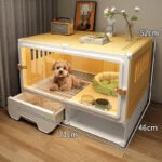 Dog Cage With Separate Toilet, One-Bedroom Living Room And Bathroom Pet Cage Home Small Dog Teddy Corgi Dog Villa - Image 9